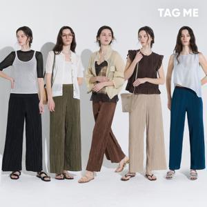 [TAG ME]태그미 26SS 더블 플리츠 와이드팬츠 5종
