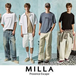 [Milla] 밀라 26SS 남성 피그먼트 티셔츠 4종