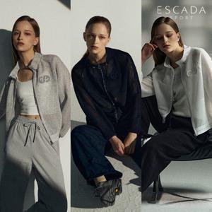 [ESCADA SPORT] 에스카다 스포츠 26SS 글리터 크로쉐 니트 점퍼