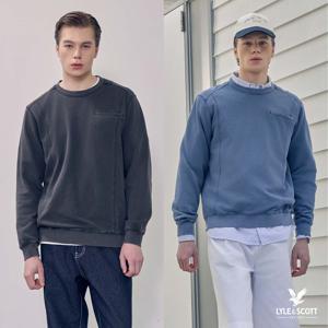 라일앤스콧 26SS 남성 피그먼트 워싱 맨투맨 1종