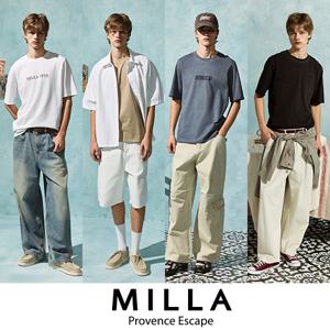 [Milla] 밀라 26SS 남성 피그먼트 티셔츠 4종