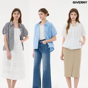 [GIVERNY] 지베르니 26SS 시어서커 블라우스 재킷 3종(G605)