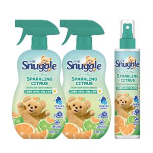 스너글 섬유탈취제 스파클링시트러스 470ml 2개 + 150ml