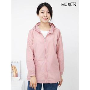 [모슬린]엄마옷 후드 데일리 바람막이 점퍼 MQG126343 마담/미시옷/중년여성의류/빅사이즈/50대/60대여성..