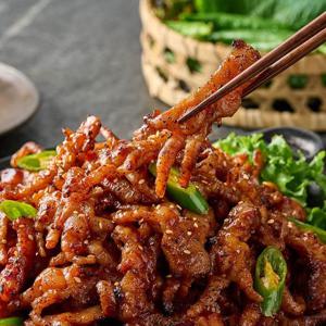[뚱자마?]맛있게 매운 연탄 무뼈 닭발 180g x 4팩