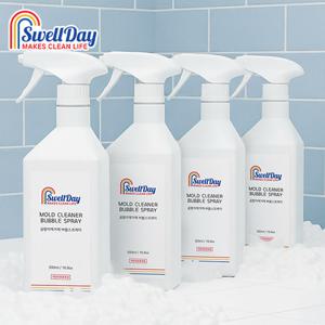 ★한정수량★[스웰데이] 곰팡이제거제 버블스프레이 500ml 4개입