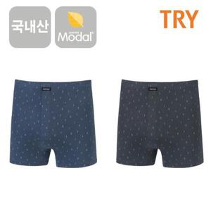 [트라이]TRY 남성 위버 모달 트렁크 남자 사각 팬티 속옷(택1)
