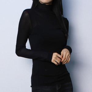 [파라노말샵]시스루 프릴 망사 폴라티 (파라노말샵)