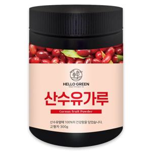 [헬로우그린] 국산 구례 산수유 분말 가루 300g, 1개