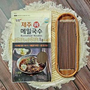 [효자원식품] 제주순메밀국수 5봉 국산 100% 메밀면 냉소바 온메밀국수 비