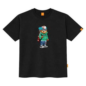 엘라모 베어뮤지션 반팔 티셔츠 남녀공용 빅사이즈 S~4XL