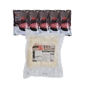 [하테]팥칼국수 수제비 5인세트 (팥물5봉+칼국수1kg)