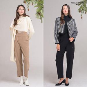 [이상봉]이상봉에디션 25FW 코쿤 밴딩 폰테 팬츠 1종.