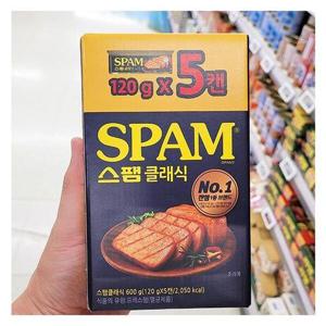CJ 스팸 클래식 120g X 5개입 x 1개 c29792