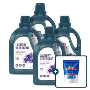 살림의격 고농축 실내건조 9종 효소 프렌치 라벤더 세탁세제 2.5L * 4개입