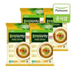 [풀무원]식물성지구식단 두유면잔치국수 2인분(374.4g) x 4봉