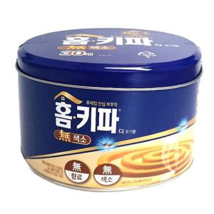 홈키파 모기향 통 30P(무향료/무색소)/모기 파리 나방 벌레퇴치 살충제