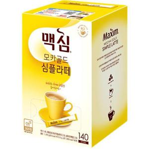 [동서]맥심 심플라떼 커피믹스 140T 2팩