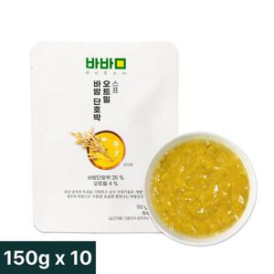 바밤 단호박 오트밀 스프 냉동 아침 한끼 슈퍼푸드 간편식 150g, 10개