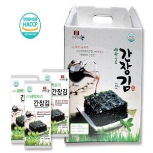[모양맛김]새싹보리간장김(도시락김) 총 24봉