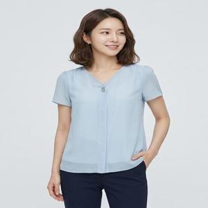 [조이너스][조이너스]진주 포인트 블라우스-JU23RB2802491A