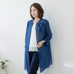 엄마옷 마담4060 여름가디건스톤로브-QCA2405002-