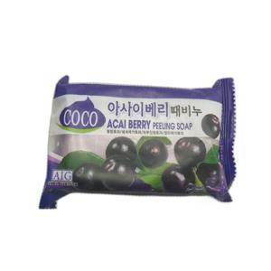 코코 아사이베리 때비누 목욕 샤워 각질케어 WFJIWAS