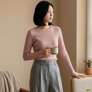 [유니제이] 노아 웨이브 긴팔 티셔츠
