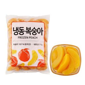 [딜라잇가든] 냉동 복숭아(슬라이스) 1kg x 2