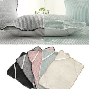 엄마가 만든 순면 피그먼트 밴딩 베개커버 베개덮개 40x60/50x70겸용
