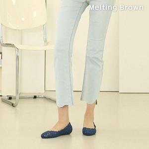 [멜팅브라운]여성 젤리슈즈 여자 여름신발 플랫슈즈