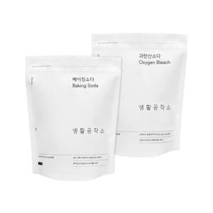 [생활공작소] 베이킹소다 3kg + 과탄산소다 3Kg (대용량 천연세정제)