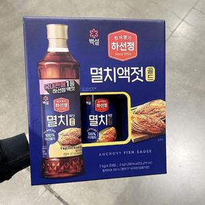 하선정 멸치액젓 골드 1kg x 3개 tx56442