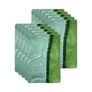 [김정문알로에]김정문알로에 큐어 알로에 슬라이스 젤리 마스크 제주 에디션 30ml 10매 Ss (16347085)