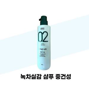 [아모스] 아모스 녹차실감 샴푸 중건성 500ml 1개