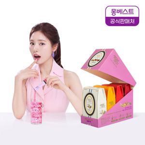 [몽베스트] 블랜딩 콤부차 새콤 4종(타트체리베리, 자몽파인애플, 플레인,ABC-사과/비트/당근 40포)