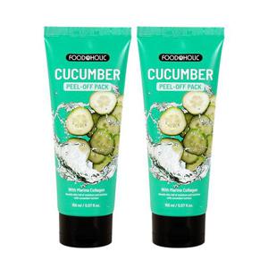 (2개)푸드어홀릭 콜라겐 필오프팩 150ml / 오이