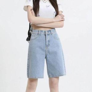 [에이치플러스몰]여성 2컬러 썸머 데일리 데님반바지 청반바지
