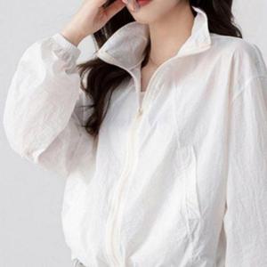 점퍼 패딩 바람 막이 야상 크롭 여성 여름 WFKULNT