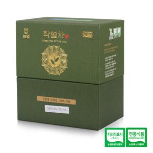 25년산 [화개농협] 화개장터 왕의녹차 작설차 세작 80g(사각지통)