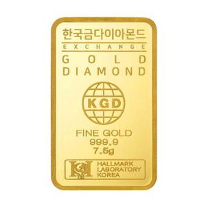 [한국금다이아몬드] 순금 골드바 24K 7.5g 999.9 금시세