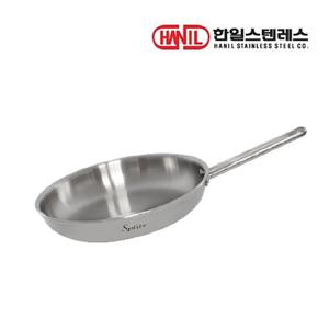 [BJ] 한일스텐레스 스플릿 인덕션 통5중 304스텐 후라이팬 프라이팬 28cm