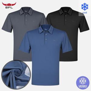 BFL 무더위 남성 여름용 기능성 냉감 데일리 기능성 반팔 카라 티셔츠(M5ST09)