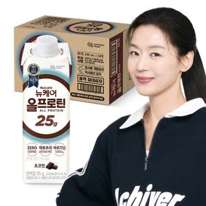 [대상웰라이프] 뉴케어 올프로틴 초코맛 (245mlx24팩), 1박스