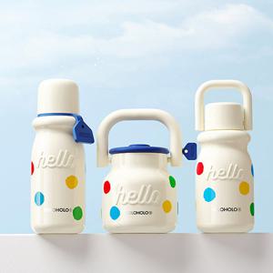 HOLOHOLO 홀로홀로 도트 시그니처 3종세트(텀블러430ml,텀블러510ml,푸드자700ml)