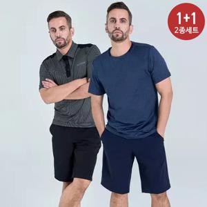 [1+1] 마운틴벨리 남성 나일론 6부 스판 쿨링반바지 MVP4254