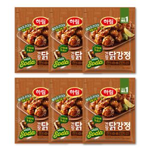 [하림] 간장닭강정 250g x 6봉