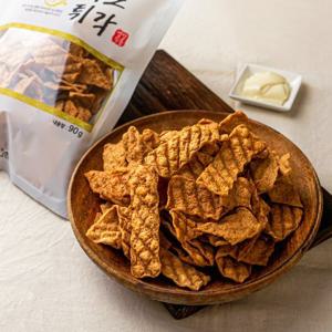 [아침빛바다] 연육함량 84% 어포튀각 90g x 8봉