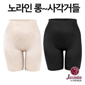 [자스민 비너스]샤틴 헴누디 보정 사각롱거들1종(JGR3035)64-88