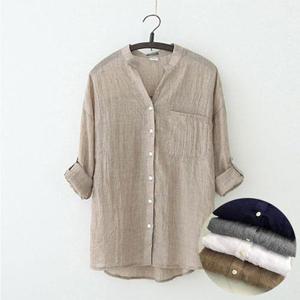 [로즈엘리]하늘하늘 반투명 여름 셔츠